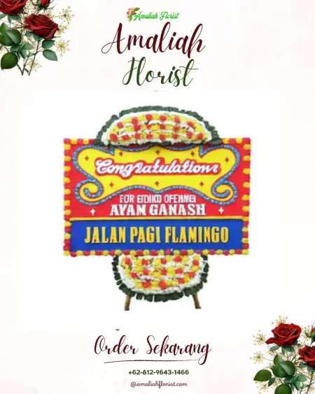Sewa Papan Bunga Karo